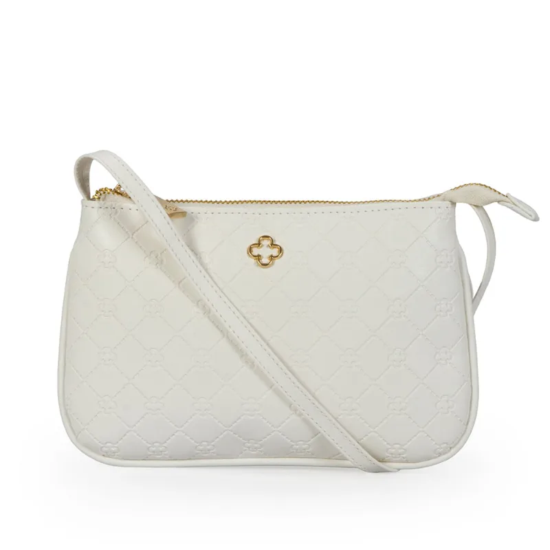 Bolsa Pietra Tiracolo Monograma Branca