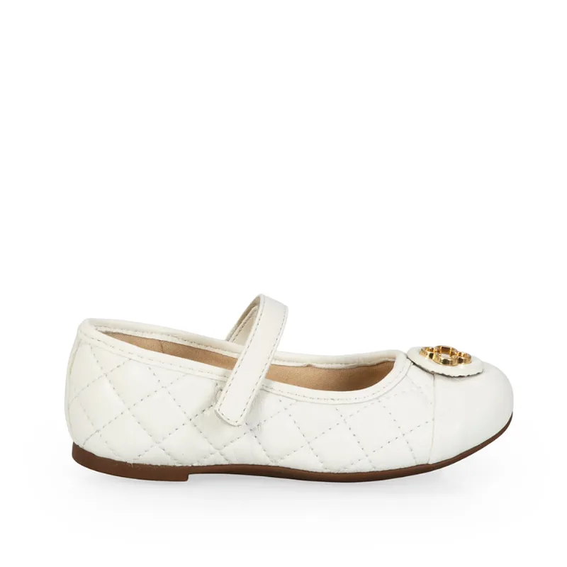 Sapatilha Bebê Couro Branco 20
