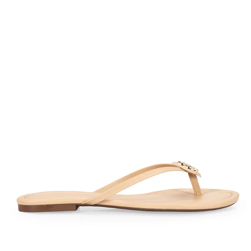 Chinelo Rasteiro Nude Seda 34