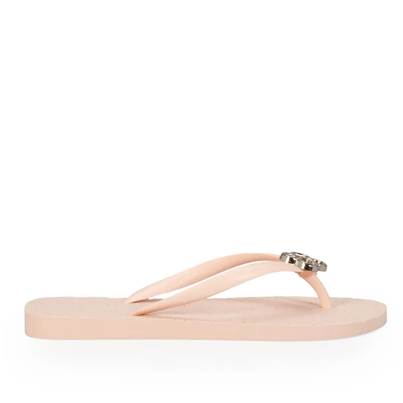 Chinelo De Dedo Monograma Rosa Peônia 35.36