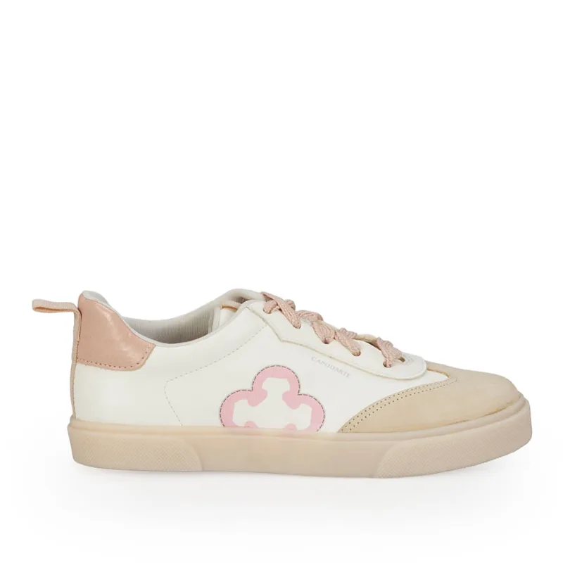 Tênis Infantil Branco e Rosa Peônia 28