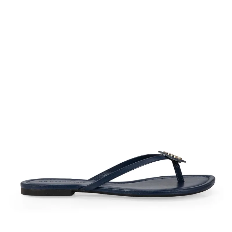 Chinelo Rasteiro Marinho Azzurro 37 - CAPODARTE