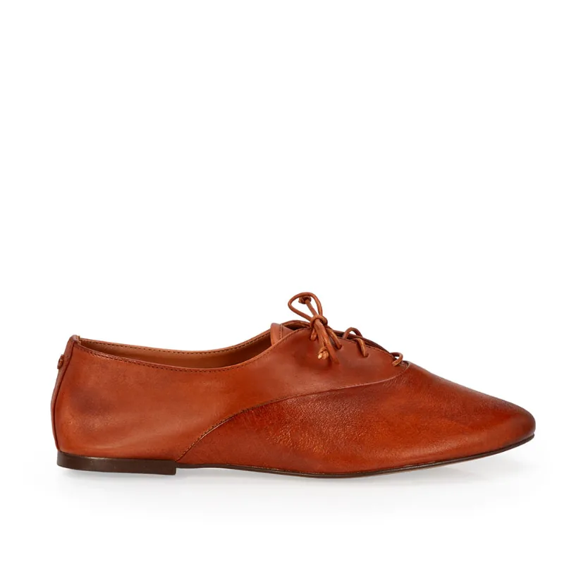 Loafer Mocassim Couro Caramelo 34