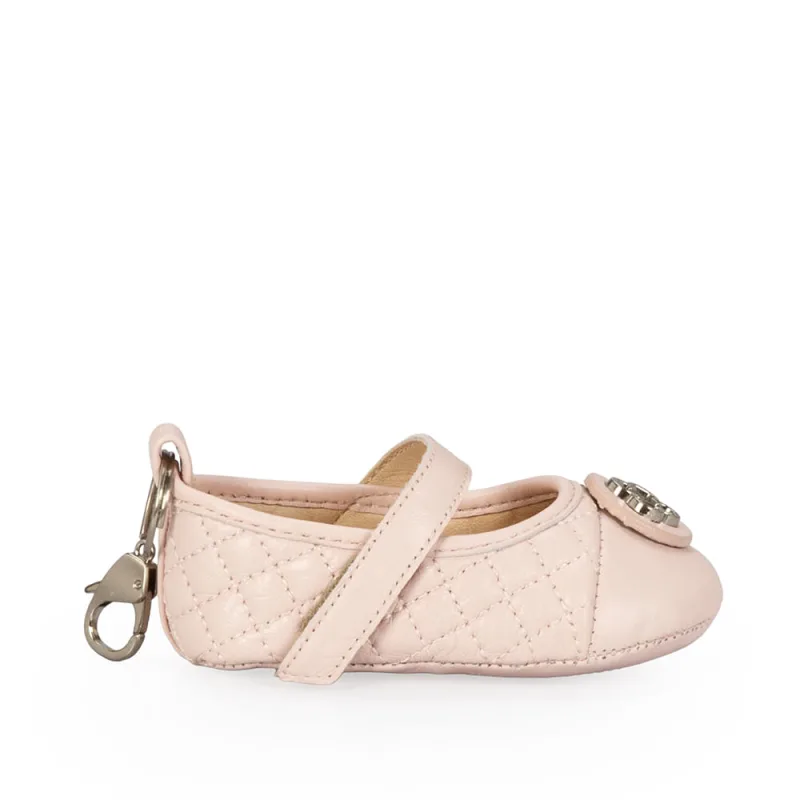 Sapatilha RN Couro Rosa Peônia - CAPODARTE - Infantil