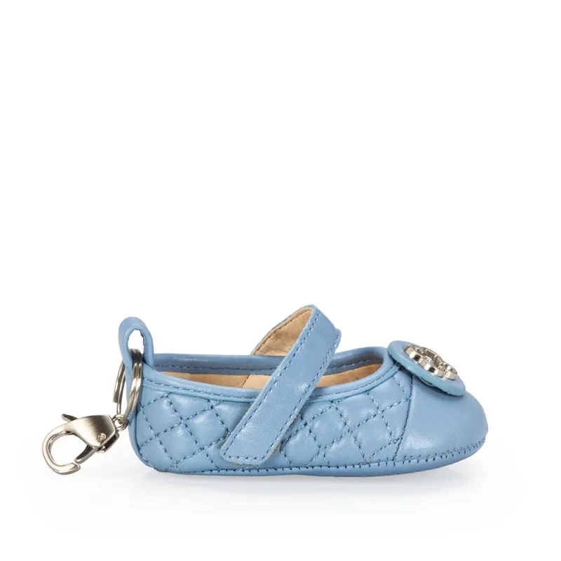Sapatilha RN Catherine Couro Azul Cielo - CAPODARTE - Infantil