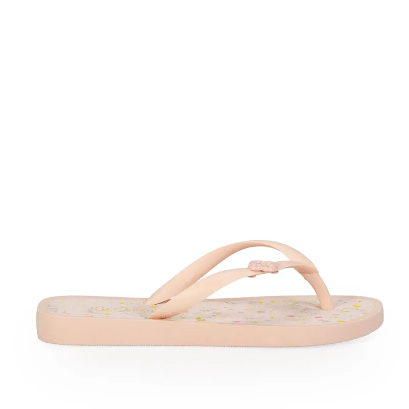 Chinelo Infantil Rosa Peônia Estampa Floral - CAPODARTE - Infantil