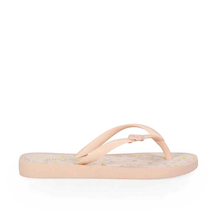 Chinelo Infantil Rosa Peônia Estampa Floral 31.32