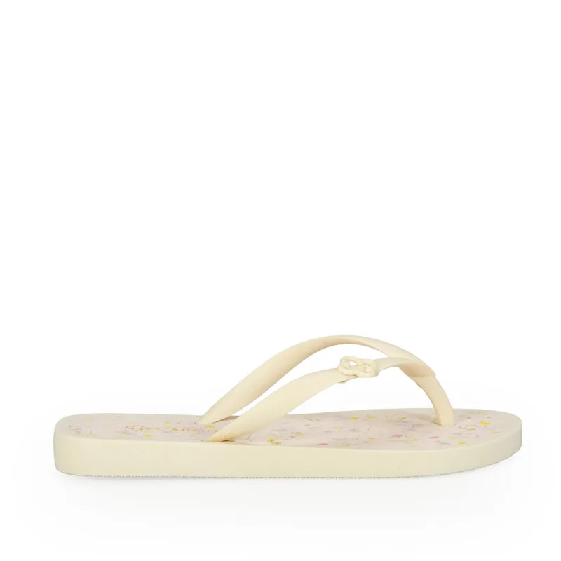 Chinelo Infantil Amarelo Camomila Estampa Floral 27.28