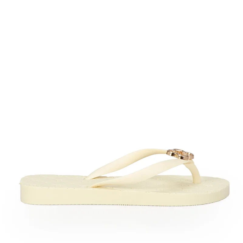 Chinelo Infantil Monograma Amarelo Camomila - CAPODARTE - Infantil