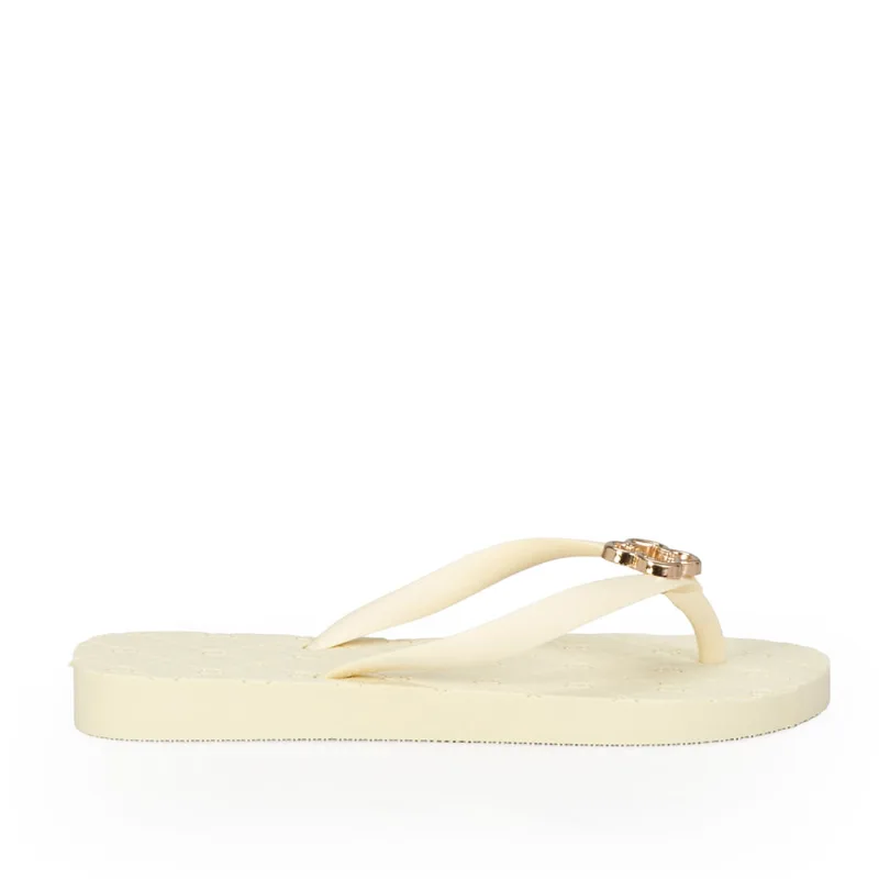 Chinelo Infantil Monograma Amarelo Camomila 31.32