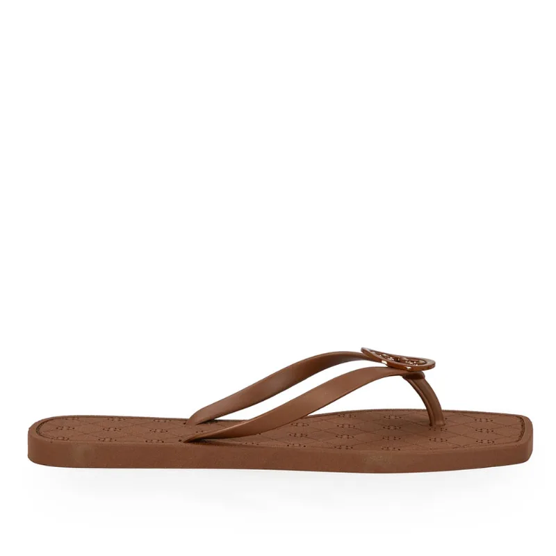Chinelo De Dedo Monograma Marrom Mogno 37.38