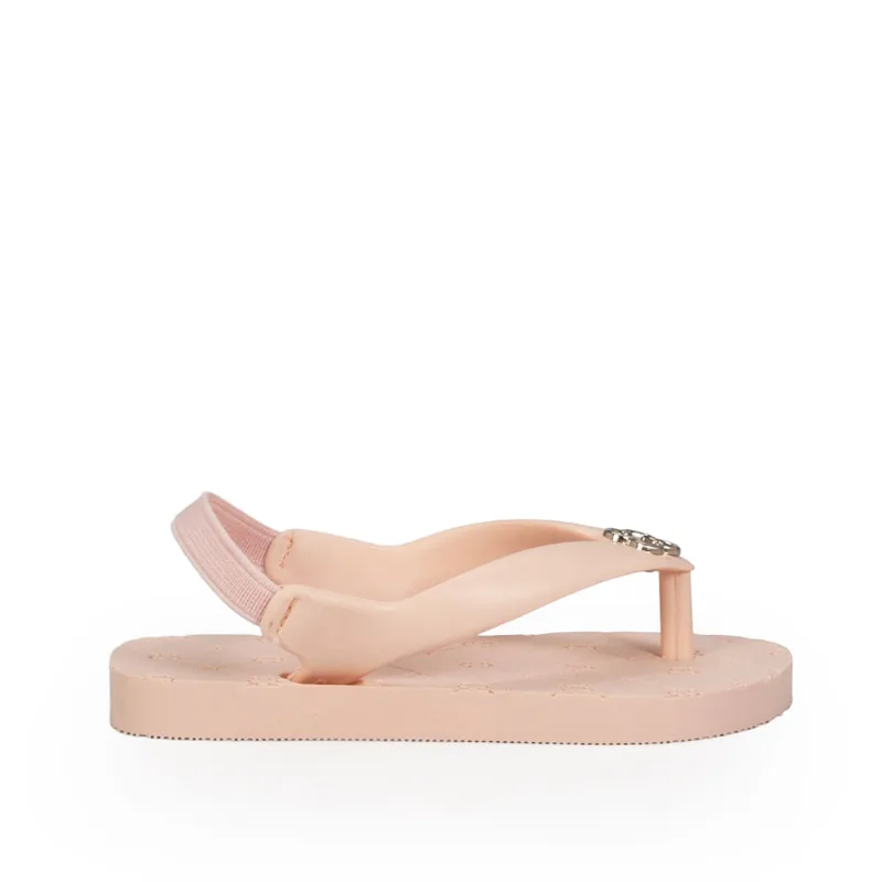 Chinelo Bebê com Elástico Rosa Peônia 21.22