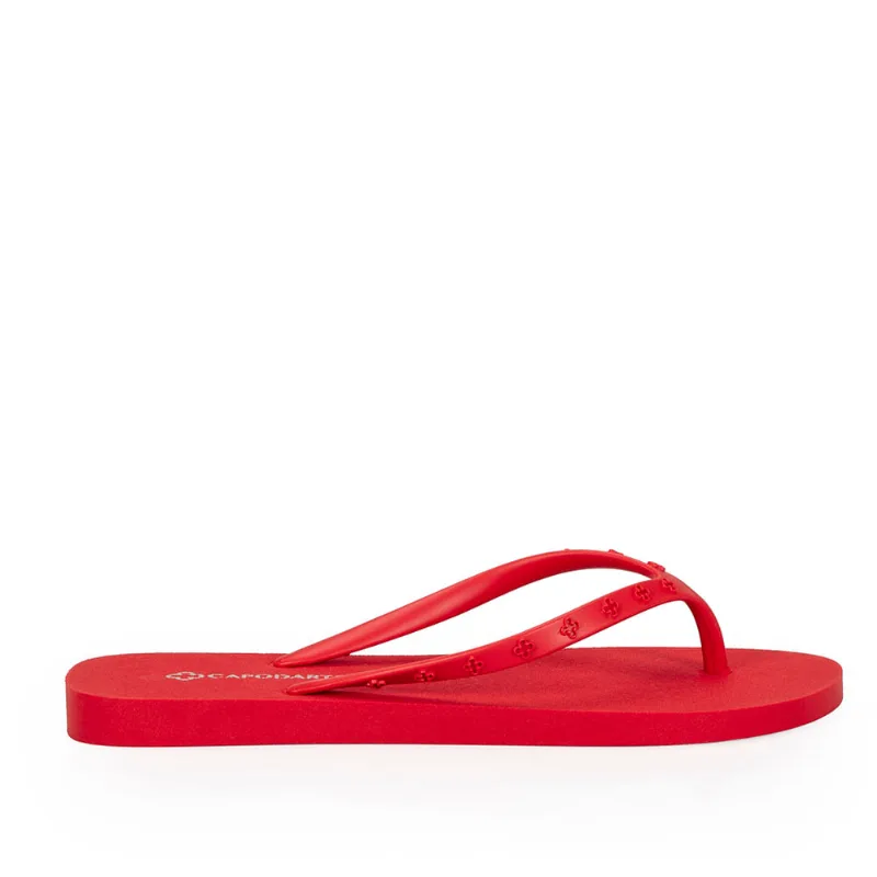 Chinelo De Dedo Vermelho Papoula 35.36 - CAPODARTE