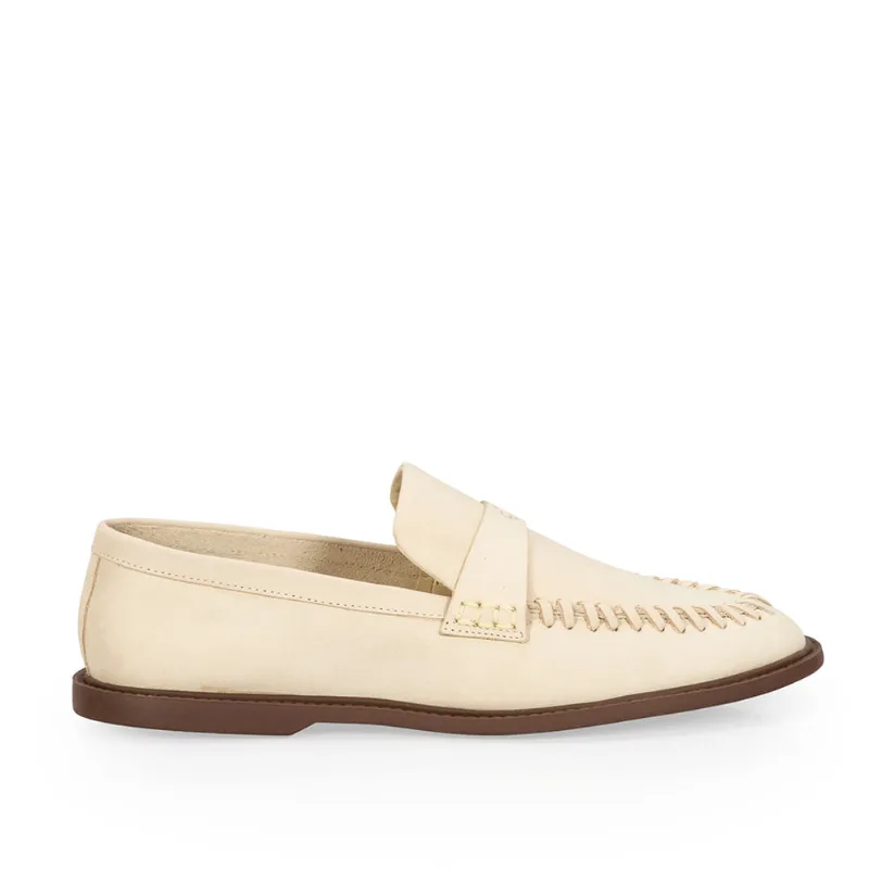 Loafer Couro Nobuck Mármore 39
