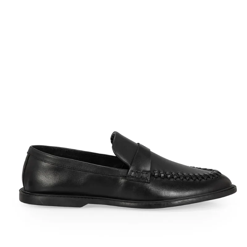 Loafer Couro Preto 36
