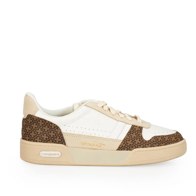 Tênis Flatform Couro Branco Monograma 38