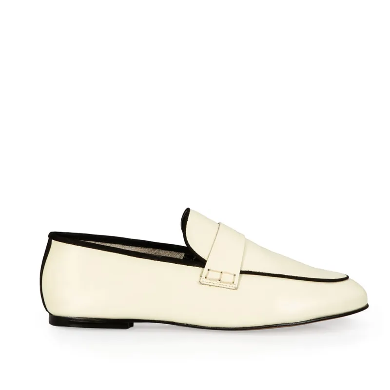 Loafer Mocassim Couro Amarelo Camomila 33 - CAPODARTE