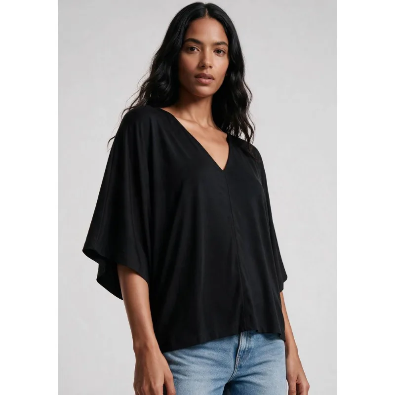 Blusa Feminina Manga Morcego - Preto G