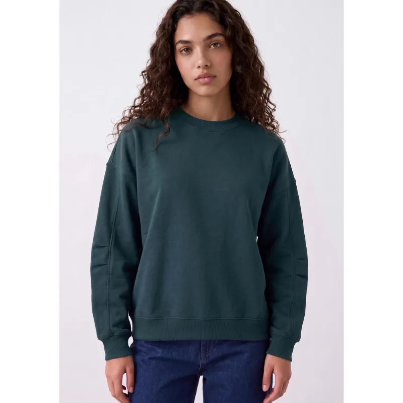 Blusão Feminino Em Moletom - Verde P