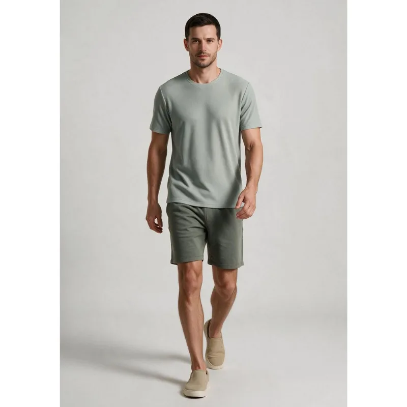 Bermuda Masculina Cós De Elástico - Verde M