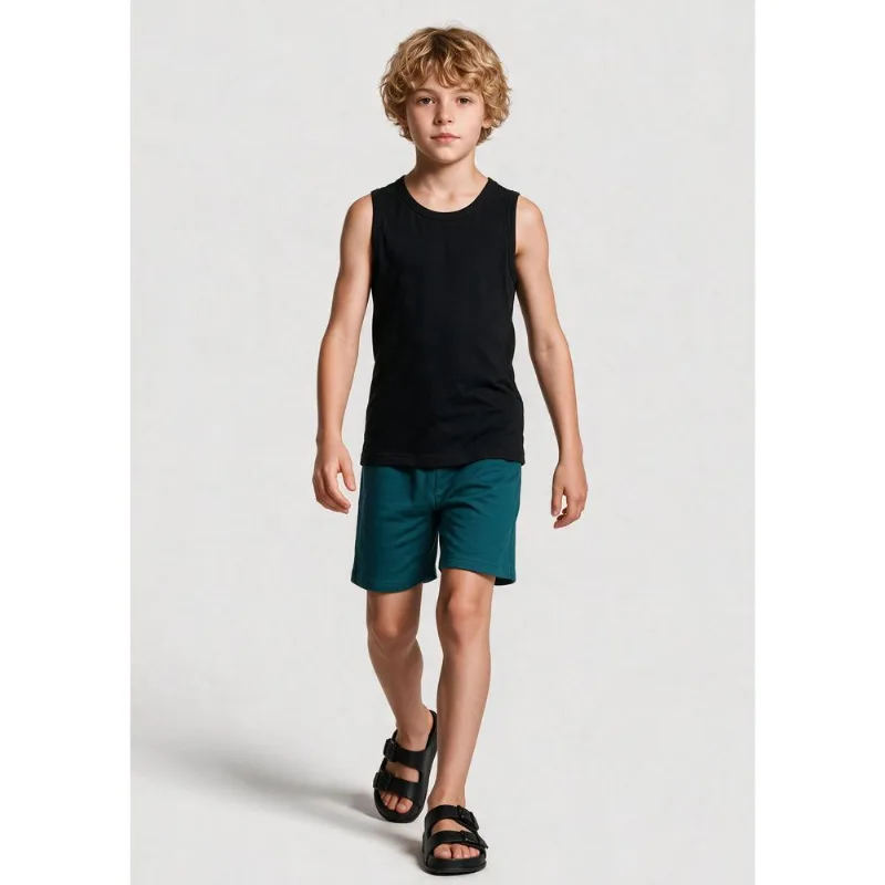 Bermuda Infantil Menino Cós De Elástico - Verde 010
