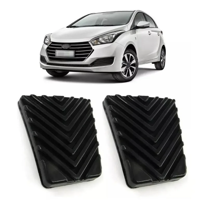 10x Kit Capa Pedaleira Pedal Embreagem Freio Hb20 I30 Tucso