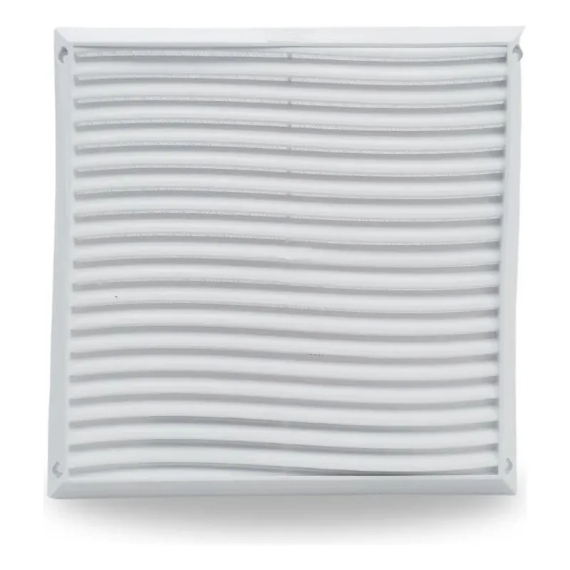 Grade Grelha Ventilação Quadrada Plástico 30x30cm Com Tela B
