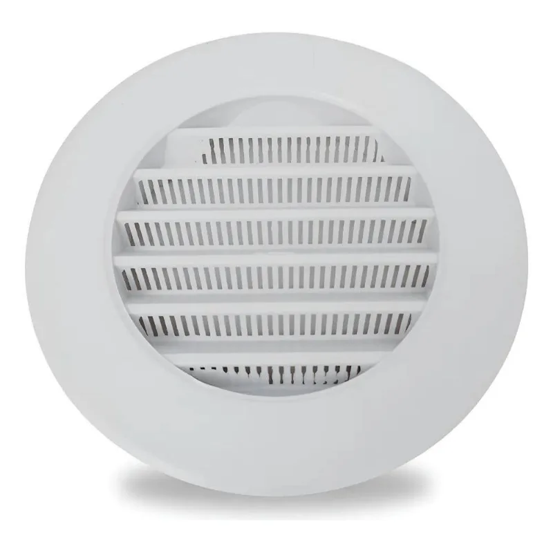 Grelha Coifa 100mm C/tela: Proteção E Ventilação Ef - Branco