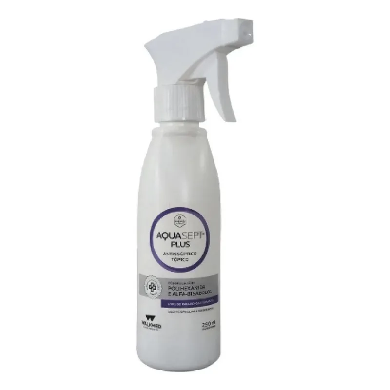 Aquasept Plus Com Polihexanida 250ml - Walkmed