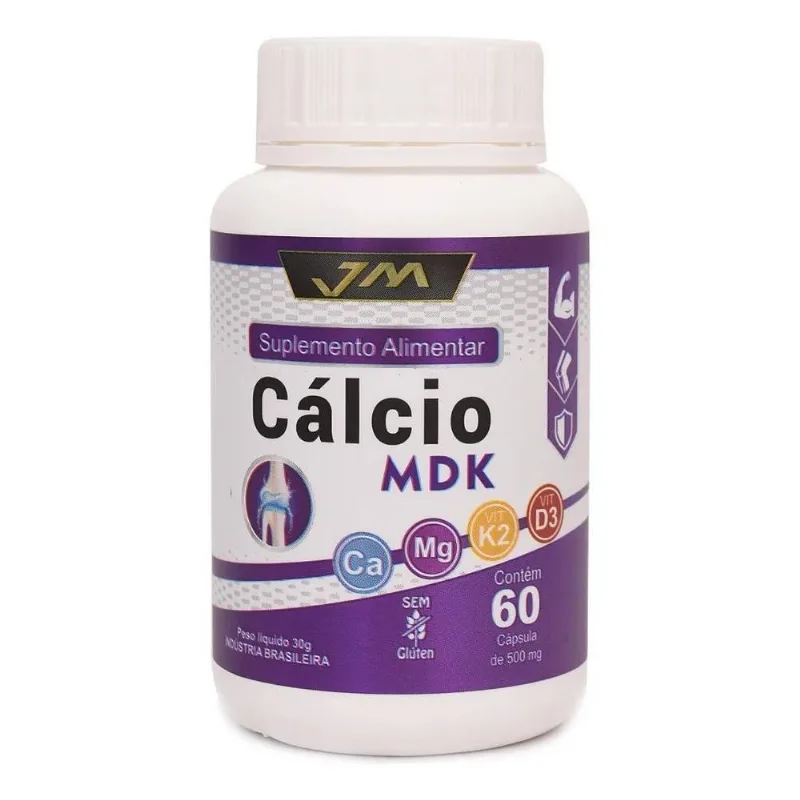 2x Vitamina Cálcio + Magnésio + Vitamina D3 + K2 60 Caps Sab