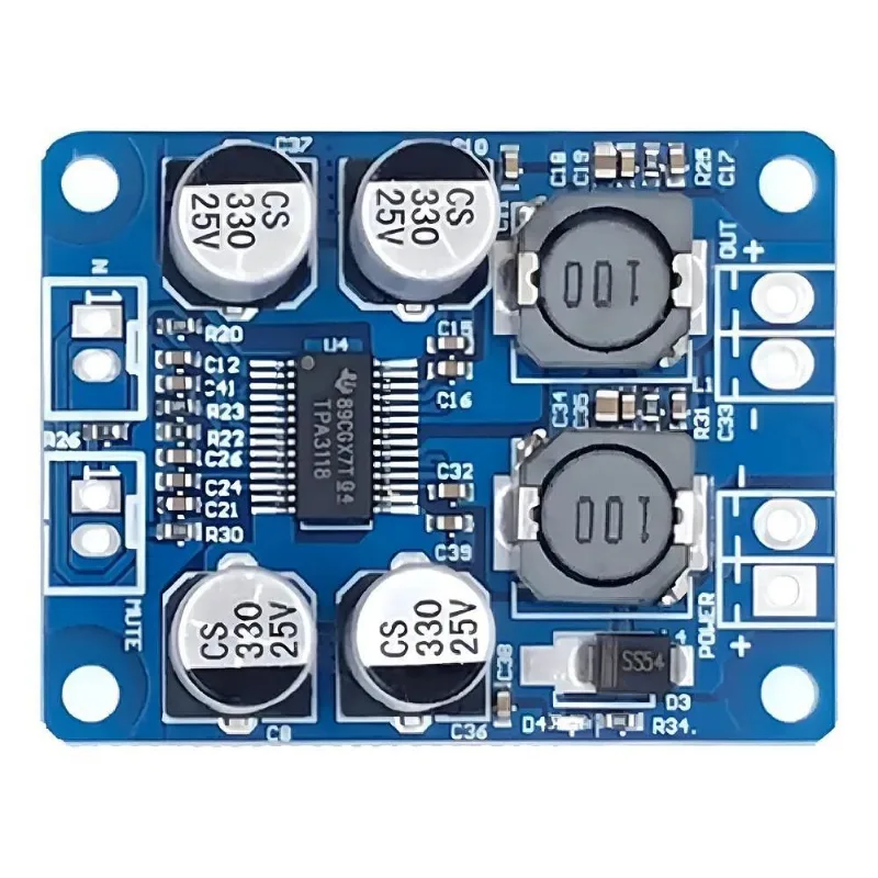 Placa Amplificador Digital 60 W Rms 12v A 24v Tpa3118 Mono
