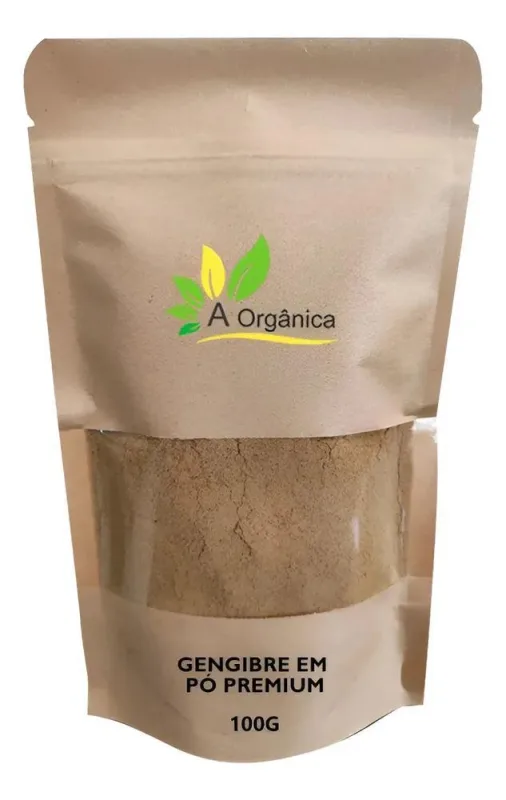 Gengibre Em Pó 100% Puro 100g, Sabor Intenso E Sem Conservan - Não Informado - Mercearia