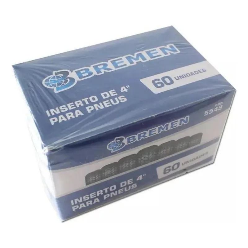 5x Reparo De Pneus Sem Câmara 60 Peças Macarrão Refil - Brem