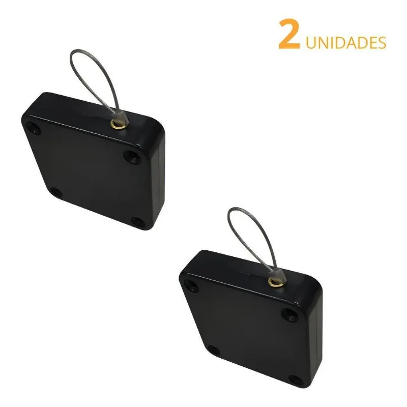 Kit 2 Un Mola P Fechamento Automático D Porta Cabo Retrátil