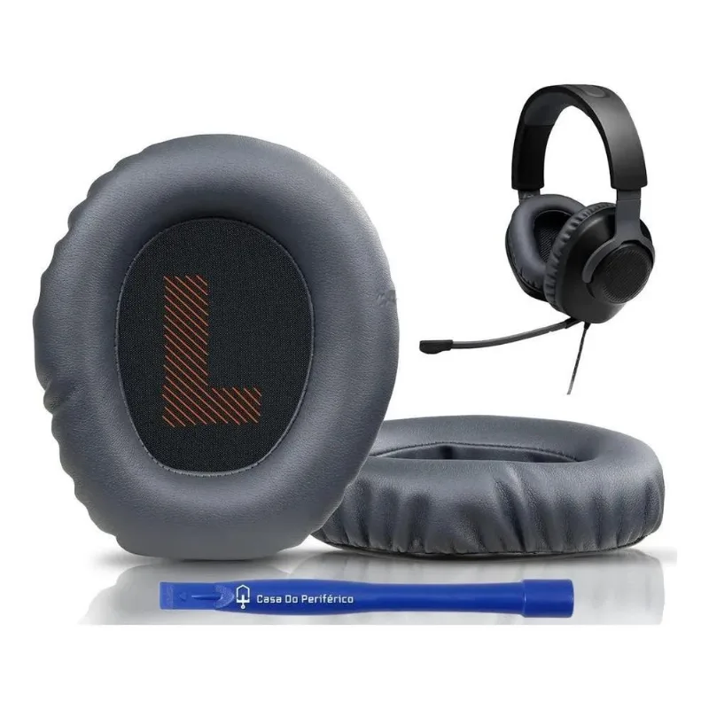 2x Almofada Compatível Com Fone De Ouvido Jbl Quantum 100