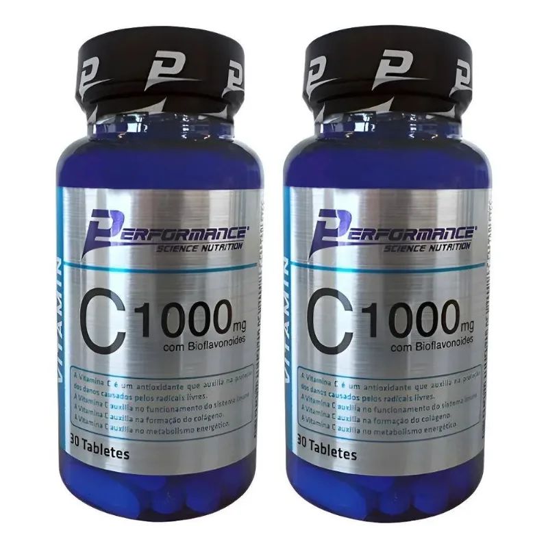 Combo 2x Vitamina C 1000mg Com Bioflavonoides 100 Tabs - Neu