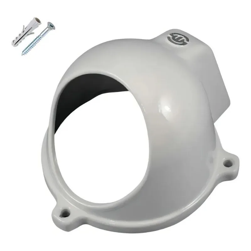 10x Case Protetor Super Resistente Para Câmeras Dome Branca