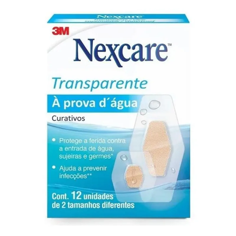 3x Curativo À Prova D'água Nexcare