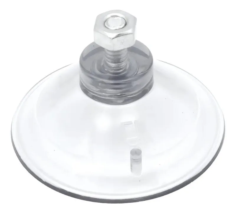 5x Ventosa 65mm Com Porca E Parafuso - 4 Unidades