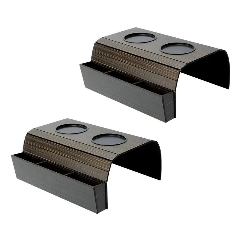 10x Esteira Para Braço De Sofa Com Apoio De Copo 2 Unidades