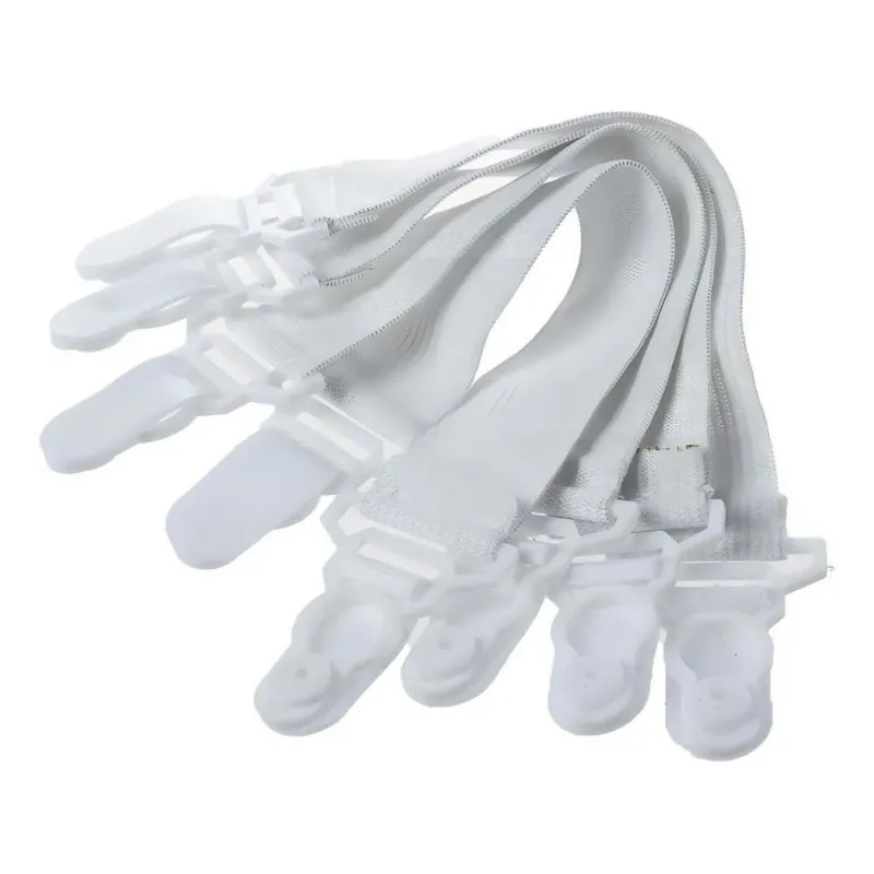 2x Kit 8 Prendedores Elástico P/lençol Segura Prende Presilh