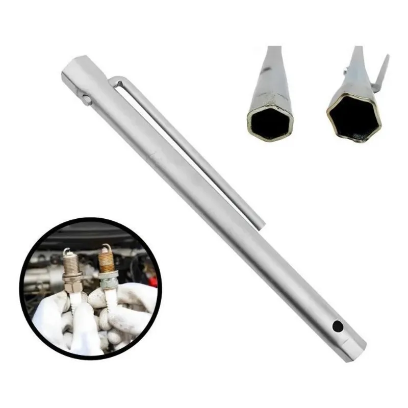 5x Chave Para Trocar Vela De Ignição 16mm E 21mm Longa 30cm