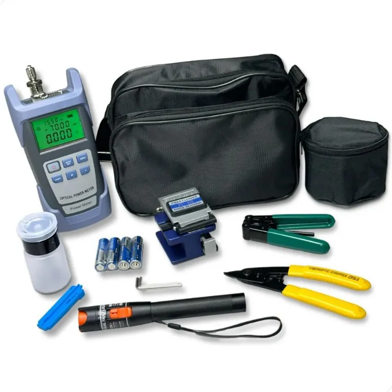 10x Kit Fibra Óptica Ferramenta Profissional Ftth Clivador