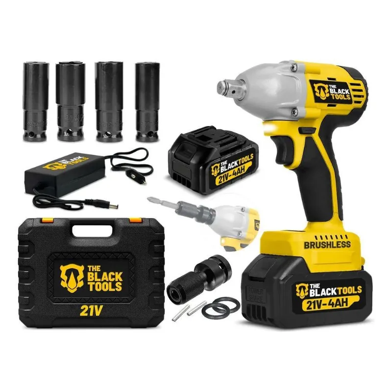 Chave De Impacto A Bateria 21v 1/2 Pol 2400 Rpm Bivolt Com