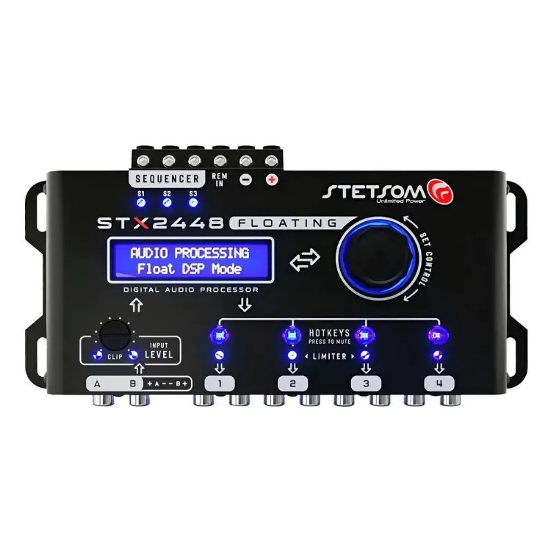 Processador De Áudio Digital Stetsom Stx2448 Floating Equali