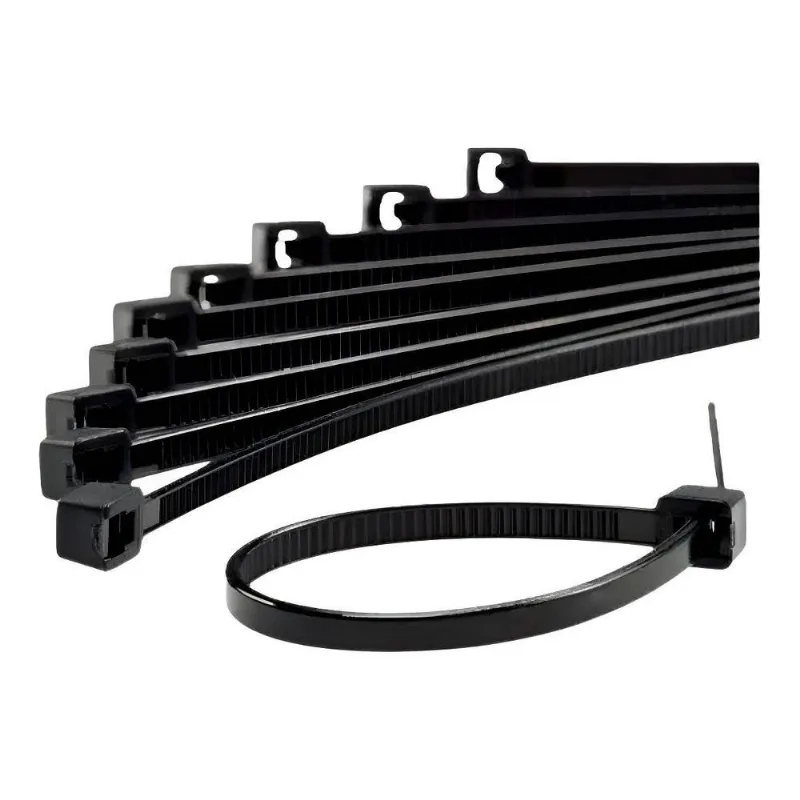 Lacre Enforca Gato Grande 4,8mm X 400mm Prendedor Nylon Cor