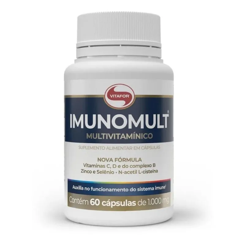 Imunomult Multivitamínico - Vita C Vita D Vitafor 60 Caps Wi