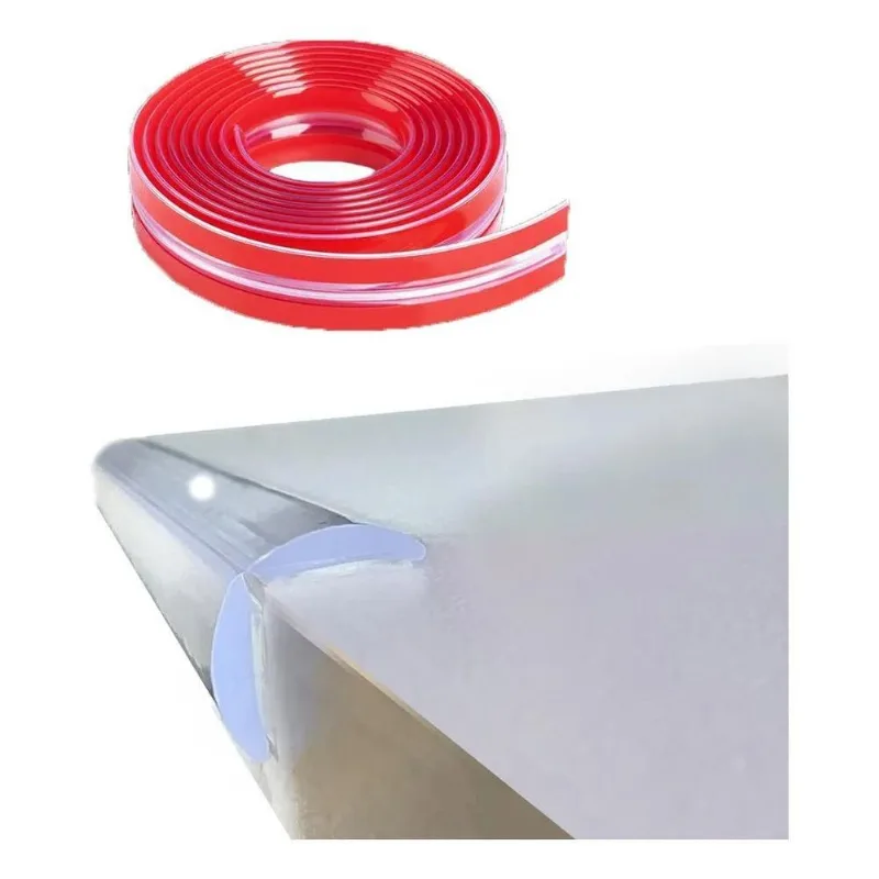 10x Rolo Com 3 Metros Protetor De Quina Silicone Antimpacto