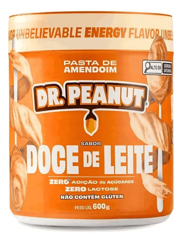 Pasta Amendoim Gourmet Dr. Peanut: 15 Sabores - Doce De Leite - Não Informado - Mercearia