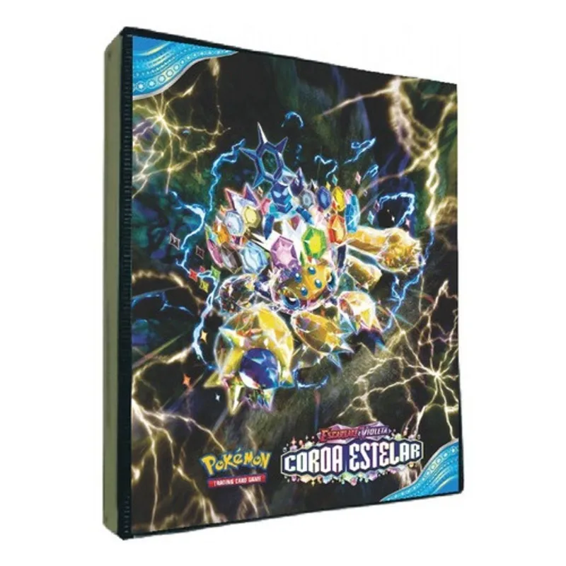 Galvantula Coroa Estelar Album Pokemon Porta 180 Cartas Card